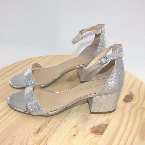 Betsey Johnson Silver Glitter Heels - Picture 4 of 10